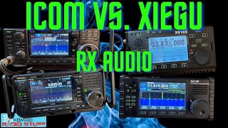 X5105 vs X6100 vs IC7300 vs IC705 RX Audio Comparison [upl. by Aissirac]