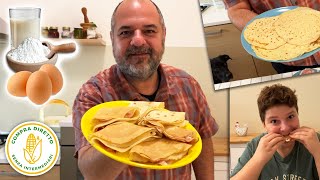 28  Crepes ricetta facile e veloce dolci e salate [upl. by Northway]