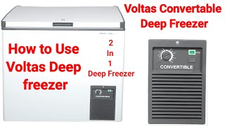 Voltas deep freezer temperature settingVoltas deep freezerVoltas chest freezer temperature setting [upl. by Godbeare]