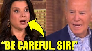 Biden SHOCKS ‘The View” Host By INSULTING Trump LIVE On Air [upl. by Otit]