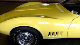 1968 Yellow Corvette Convertible 350Hp 4spd [upl. by Boucher972]