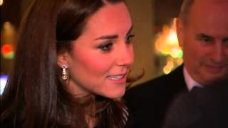 Kate Middleton pregnant and Prince William attends gala dinner in London [upl. by Sylera]