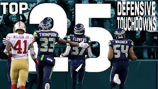 Top 25 Defensive Touchdowns of the 2018 Season  NFL Highlights [upl. by Allets]