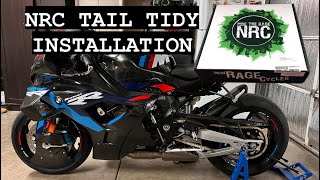 2024 BMW M1000RR NRC Tail tidy installation [upl. by Alael911]