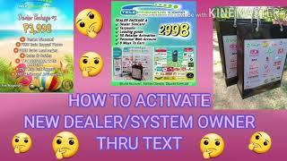 HOW TO ACTIVATE TPC NEW DEALERSYSTEM OWNER THRU TEXT OR SMSTPC SINGLE ACCOUNT [upl. by Ghassan503]