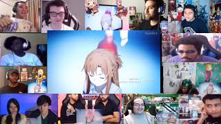 Sword Art Online War Of Underworld Part 2 opening reaction mash up [upl. by Anneirb]