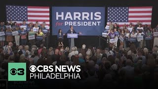 Harris and Trump campaigns prioritize Pennsylvania a key battleground in November election [upl. by Starobin]