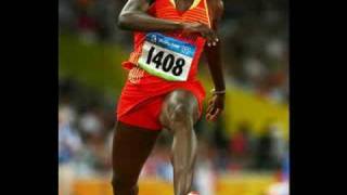 Francoise Mbango Etone médaillée dOr  Beijing 2008 [upl. by Aramo720]