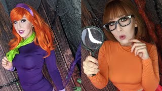 Shorts Velma amp Daphne Cosplay  Spooky ready for Halloween [upl. by Whittaker]