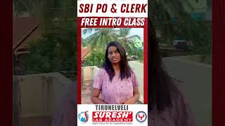 SBI POCLERK 2025  FREE INTRO CLASS  15122024  Open To All  Suresh IAS Academy  Tirunelveli [upl. by Ahsed203]