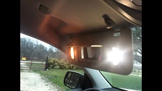 2019 Chevy Colorado ZR2 Bison LED interior light upgrade and fuel cap replacement [upl. by Sassan903]