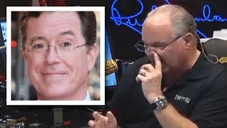 Limbaugh Sees War In Stephen Colbert Replacing Letterman [upl. by Anihs933]