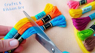 Its so Beautiful  Superb Craft Idea with Embroidery Floss  DIY Easy Embroidery Floss Dolls [upl. by Alitha527]