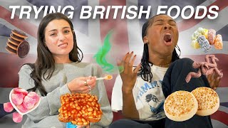 TRYING BRITISH SNACKS FT MADELINE ARGY [upl. by Naugan]