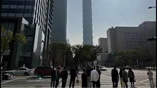 Taipei Taiwan LIVE Exploring Xinyi District January 5 2024 [upl. by Enirehs]