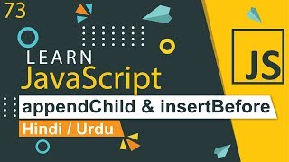 JavaScript appendChild amp insertBefore Tutorial in Hindi  Urdu [upl. by Chow]