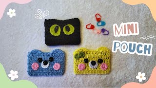 Crochet Cardholder Pouch  Full tutorial Crochet Cardholder Pouch [upl. by Ibib]