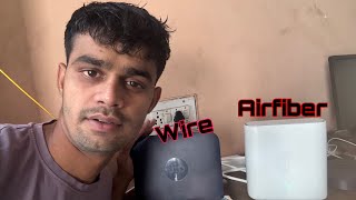 Jio airfiber WiFi Vs jio line WiFi  jio Fiber  best WiFi connection in chip price plan [upl. by Namyh]