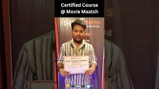 Certificate COURSE  MOVIE MAATCH [upl. by Caryl]