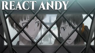 React Andy Psycho Pass Season 2 Episode 3 Brain Sploinky [upl. by Hodges]