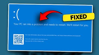 FIX Windows Ran Into a Problem and Needs to Restart Windows 1110 [upl. by Nyloj433]