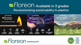 Floreon A Renewable Plant Based Plastic Available in 3 Grades for Products [upl. by Annoet]