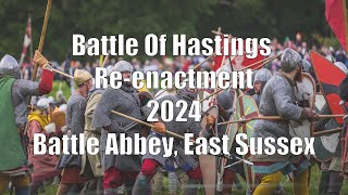 Battle Of Hastings 2024  Reenactment  Battle Abbey East Sussex [upl. by Neeka656]