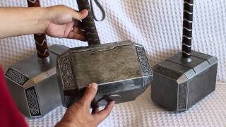 Mjolnir Comparison Part 2 of 3 Hammerheads and Handles Thor Hammer Replica [upl. by Angil]