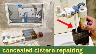 How to repair concealed cistern leakage [upl. by Adnuahsar]