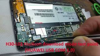 HUAWEI H30 L02 TEST POINT [upl. by Ossy]