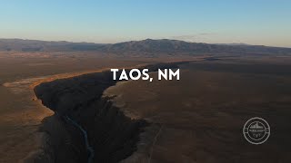 Beautiful Views of Taos NM  Drone Footage 4K [upl. by Weyermann]