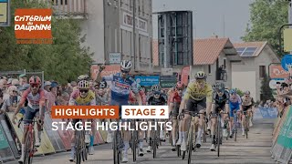 Highlights Stage 2  Dauphiné 2023 [upl. by Lesab845]