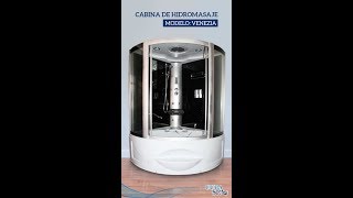 CABINA DE HIDROMASAJE MODELO VENEZIA  CUBAampSPA SOLUCIONES [upl. by Nawak]