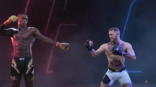 Israel Adesanya vs Prime McGregor  CPU vs CPU  UFC 5 [upl. by Ardnak]