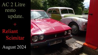 AC 2 Litre resto update  Reliant Scimitar intro and repairs [upl. by Angelita]