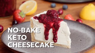 Nobake keto cheesecake [upl. by Neeluqcaj625]