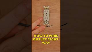 😐 HOW TO WIRE AN OUTLET RIGHT WAY  ​🅹🅾🅴 🅹🅴🆃 ​ asmr diy [upl. by Hamas]