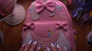 Cinderella Loungefly Mini Backpack ASMR 70th anniversary [upl. by Leandre426]