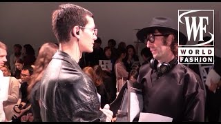 Front Row Anrealage SpringSummer 2016 Paris Fashion Week [upl. by Koran]