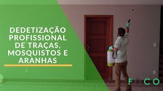 DEDETIZAÇÃO DE TRAÇAS  MOSQUITOS  ARANHAS [upl. by Aineval]