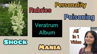 Homeopathy  Veratrum Album  Keynotes  Personality  Case discussion  Rubrics  Mind [upl. by Ahsiekrats34]