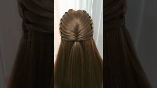 new design hair style balon ka design simplehairstyle schoolgirlhairstyle [upl. by Haon648]