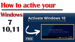 How To Free Active your windows 1011 Without Software in 2023  SR Tech Bangla [upl. by Ennovad400]