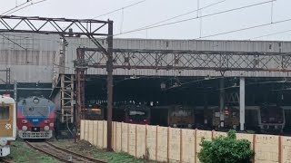 Howrah Emu Carshed ER india train howrah [upl. by Ennairek]