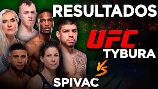 RESULTADOS UFC TYBURA VS SPIVAC ANÁLISE [upl. by Ynnub]