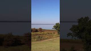 A view of Millwood Lake from the dam  Arkansas relaxingmusic shorts nature solo arkansas [upl. by Darsie]