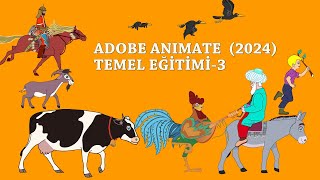 ADOBE ANİMATE 2024 DERSLERİ3 [upl. by Enileuqkcaj187]