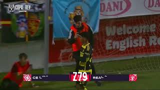 ⚽ GOL DE ADU ARES  LHOSPITALET  REAL ZARAGOZA  COPA DEL REY  29102024   SONIDO CARRUSEL [upl. by Nwahsat]