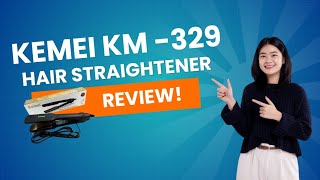 Kemei Hair Straightener Review KM 329  Reviews by Zoha [upl. by Krakow411]