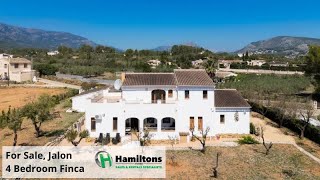 Amazing 4 bed spacious finca with vast amount of land in the Jalon Valley Ref HO121467 [upl. by Honoria]